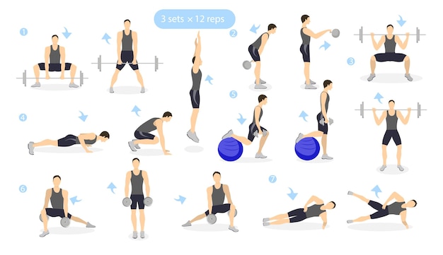 Beginner dumbbell exercises for full-body strength