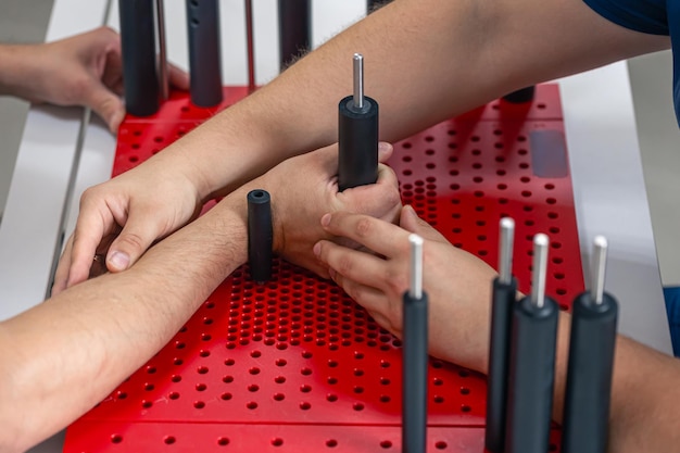 Electric bandage promoting healing