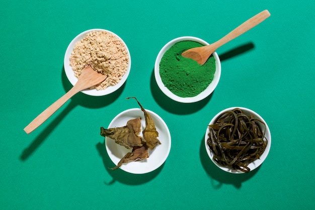 Natural ingredients used in fat-blocking microbeads