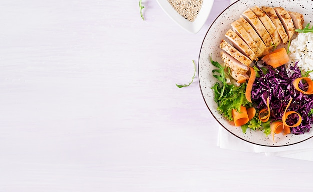 Nutrient-rich meals on a plate