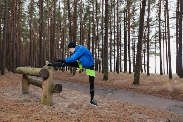 Person hiking uphill, demonstrating aerobic effort