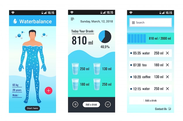 Swimmer tracking daily water intake with a marked bottle