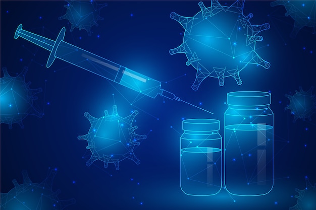 Illustration of mRNA vaccine mechanism