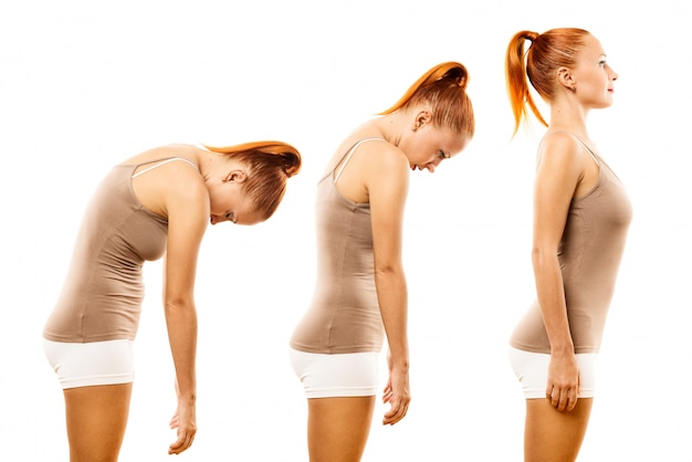 Proper sitting and standing posture for back health