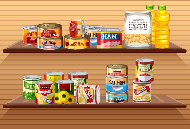 Processed foods containing palm oil
