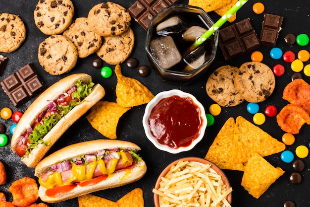 Processed health foods with misleading labels