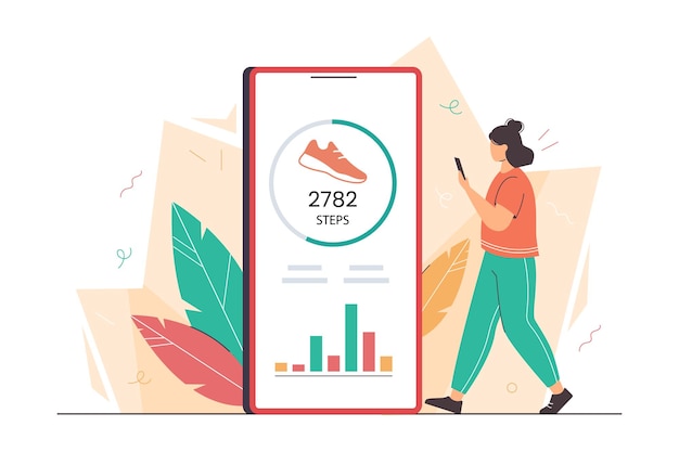 Tracking fitness progress with a journal or app