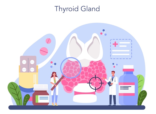 Healthy thyroid-supporting foods on a plate