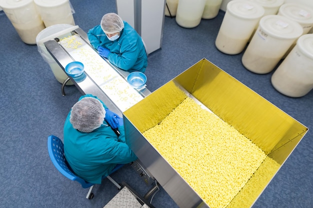 Tofu being made from soy milk